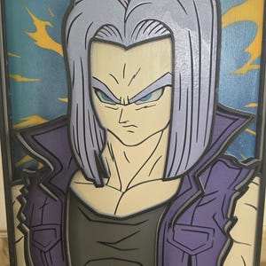 Trunks DBZ laser layered cut out