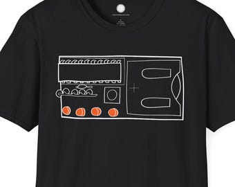 Atmel AVR Prototype Demo Board T-Shirt | Arduino Fan Hand-Drawn Circuit | Vintage Microcontroller Hardware Hacker Electronics Geek Gift Tee