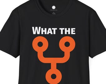 Was die Gabel Git Version Kontrolle Humor Tee | Offenes Software Programmierer T-Shirt | Coder Hacker Geek Geschenk Programmier-Enthusiast