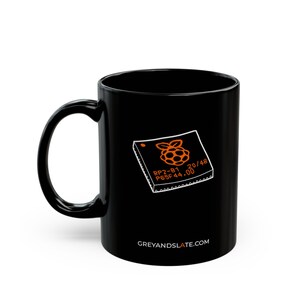 Taza con chip RP2040 / Microcontrolador dibujado a mano / Regalo para creadores Ingeniero electrónico Raspberry Pi Pi imagen 8