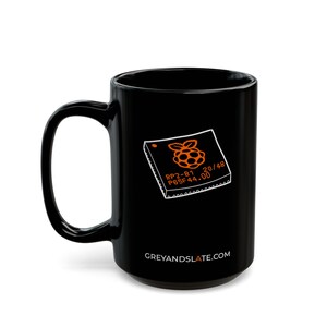 Taza con chip RP2040 / Microcontrolador dibujado a mano / Regalo para creadores Ingeniero electrónico Raspberry Pi Pi imagen 5