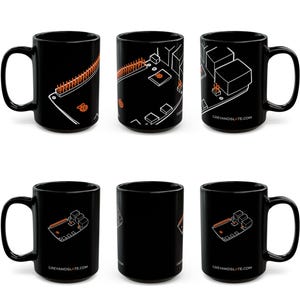 Raspberry Pi 5 Mug | Hand-drawn | Choose Large or Small On Both-Sides | Maker Gift Engineer SBC Hacker Linux Wizard