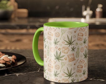 High Vibes Cannabis Mug: weed