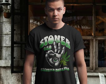Stoner 420 T-Shirt, Cannabis Graphic Tee, Weed Enthusiast Gift
