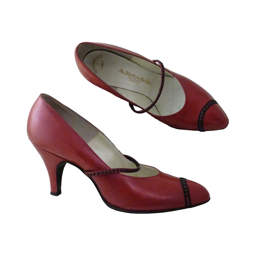 red high heels size 5