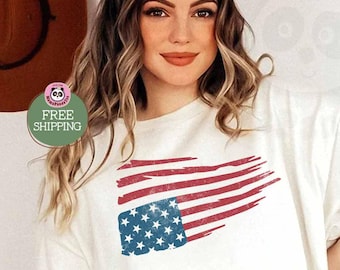Upside down American Flag shirt, Anti Trump Shirt, FDT T-shirt, protest clothes, anti MAGA shirt, Liberal shirt, democrat tee, resist shirt