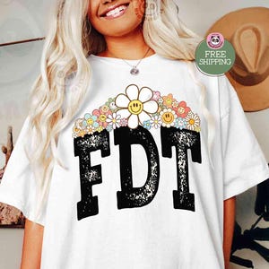 floral FDT shirt, Subtle Anti Trump shirt, anti maga shirt, anti trump gift, Liberal shirt, democrat shirt, feminist shirt, funny political