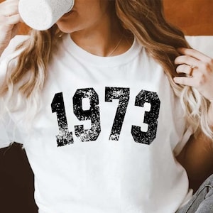 Vintage 1973 shirt, 52e verjaardagscadeau, Distressed 1973 T-shirt, 1973 verjaardag shirt voor vader, Pro Roe 1973 T-shirt, Pro Choice shirt, Roe V Wade