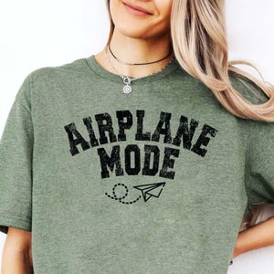 airplane mode t-shirt, vacation mode shirt, girls trip tee, travelling shirt, adventure shirt, pilot shirt, traveler gift