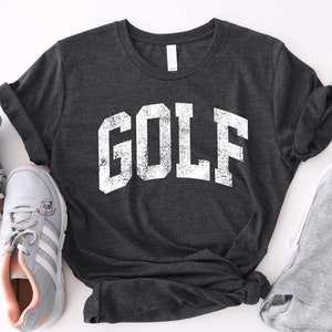 Vintage Golf T-shirt, Golfing shirt, Women&#39;s Golf tee, Golfer shirt, Gift for Golf Lover, Gift Ideas for Her, Gift for Him, Golf Dad shirt