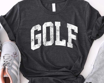 Vintage Golf T-shirt, Golfing shirt, Women's Golf tee, Golfer shirt, Gift for Golf Lover, Gift Ideas for Her, Gift for Him, Golf Dad shirt
