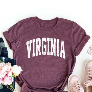 Vintage Virginia T-shirt, Distressed Virginia tee, Virginia State shirt, US States shirt, Gift for Virginian, Virginia is for lovers
