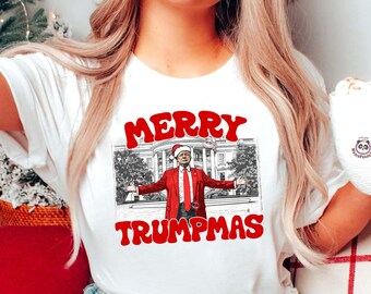 Merry Trumpmas Shirt, Trump Christmas Shirt, Funny Trump Shirt, Holiday Donald Trump Tee, Republican XMAS Shirt