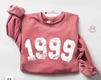 Custom Year Sweatshirt / Personalized Birthday Gift / Vintage Birthday sweatshirt / Birthday Gifts / Personalized Year Shirt / Gift for him