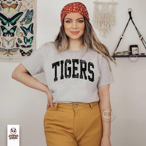 distressed tigers shirt tigers mascot t-shirt tigers game day tee tigers school mascot shirt go tigers college tigers shirt