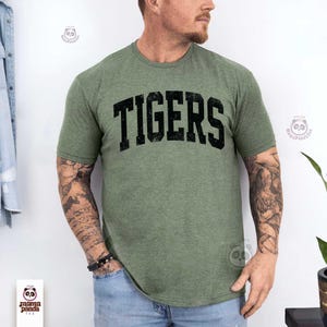 distressed tigers shirt tigers mascot t-shirt tigers game day tee tigers school mascot shirt go tigers college tigers shirt