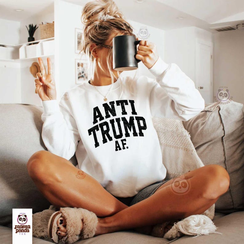anti trump sweatshirt FDT sweater anti republican hoodie political activist gift democrat sweatshirt liberal shirt