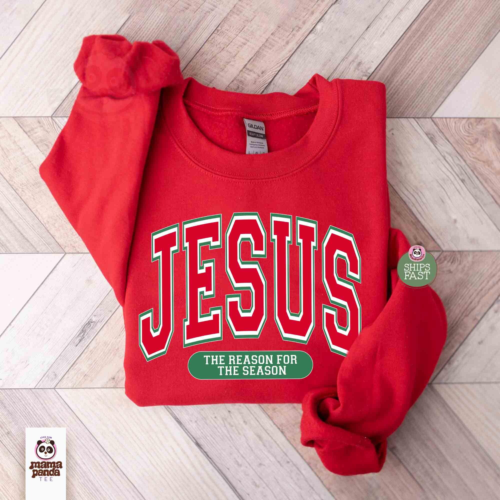 IZYJOY Felpa Donna Natale Con Gesù E Presepe – Girocollo Oversize, Morbida, Regalo Religioso Invernale
