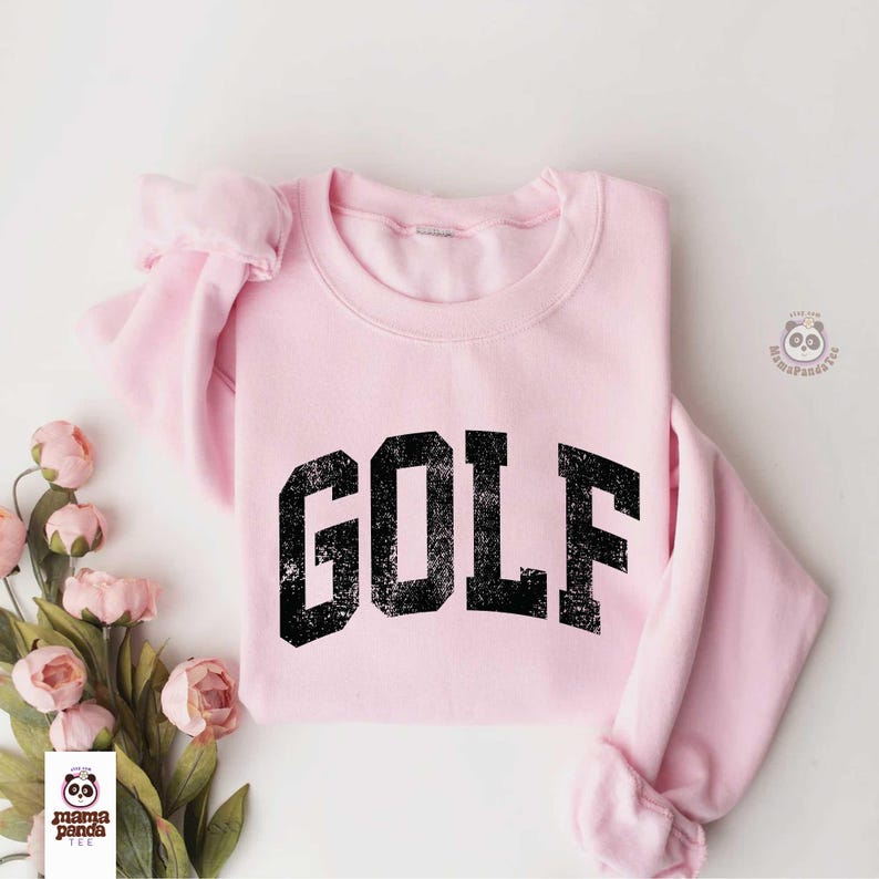 Golf Sweatshirt Golfing Sweatshirt Women's Golf Hoodie Golfer Sweatshirt Gift for Golfing Girls Gift Ideas for Her Golf Women Golf Men Sweatshirt Golf gift distressed golf shirt golf dad gift