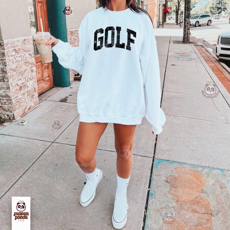 Golf Sweatshirt Golfing Sweatshirt Women's Golf Hoodie Golfer Sweatshirt Gift for Golfing Girls Gift Ideas for Her Golf Women Golf Men Sweatshirt Golf gift distressed golf shirt golf dad gift