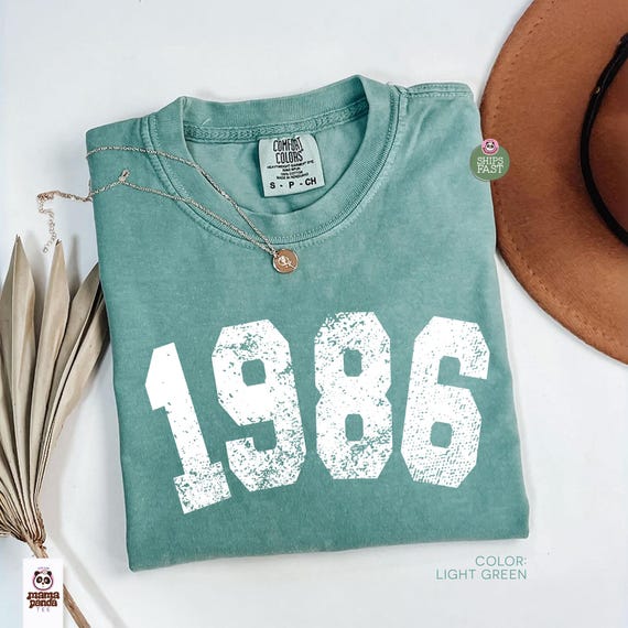 Vintage 1986 T-Shirt, 40th Birthday Shirt, 1986 Birthday Shirt, 40th Birthday Gift For Women, 40th Birthday Men Tee, Retro 1986 Tshirt