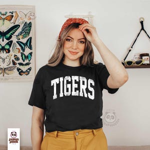 distressed tigers shirt tigers mascot t-shirt tigers game day tee tigers school mascot shirt go tigers college tigers shirt