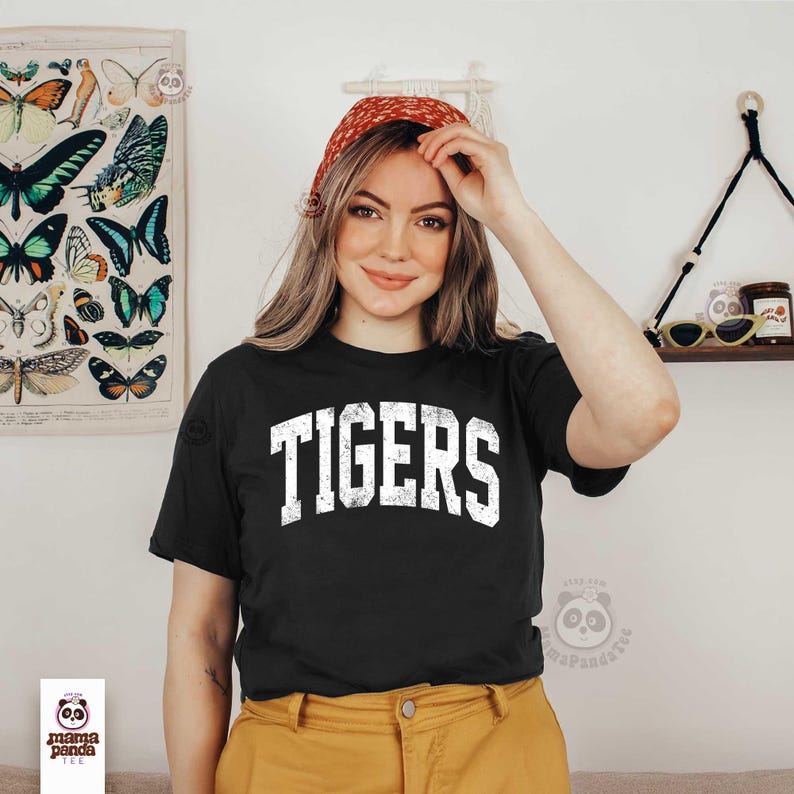 distressed tigers shirt tigers mascot t-shirt tigers game day tee tigers school mascot shirt go tigers college tigers shirt