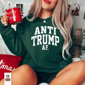 anti trump sweatshirt FDT sweater anti republican hoodie political activist gift democrat sweatshirt liberal shirt