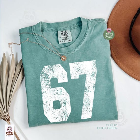 67 T-shirt - Comfort Colors Six Seven Shirt - Kids Meme Shirt - 6-7 Shirt