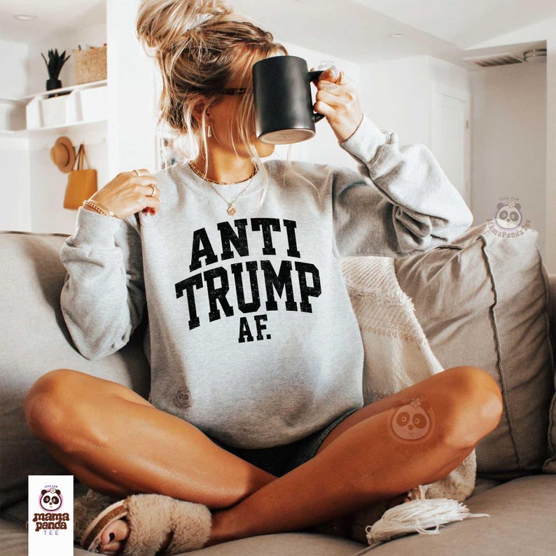 anti trump sweatshirt FDT sweater anti republican hoodie political activist gift democrat sweatshirt liberal shirt