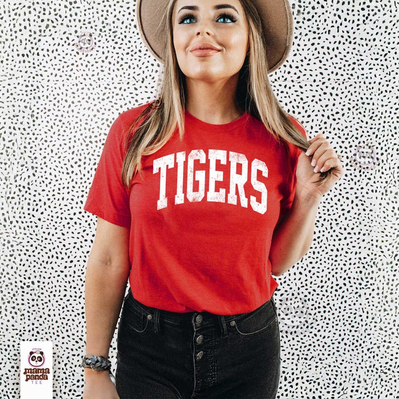 distressed tigers shirt tigers mascot t-shirt tigers game day tee tigers school mascot shirt go tigers college tigers shirt