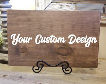 Wood vinyl signs | Etsy