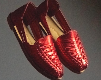 Handmade Leather Huarache Sandals: Mexican Vintage Style