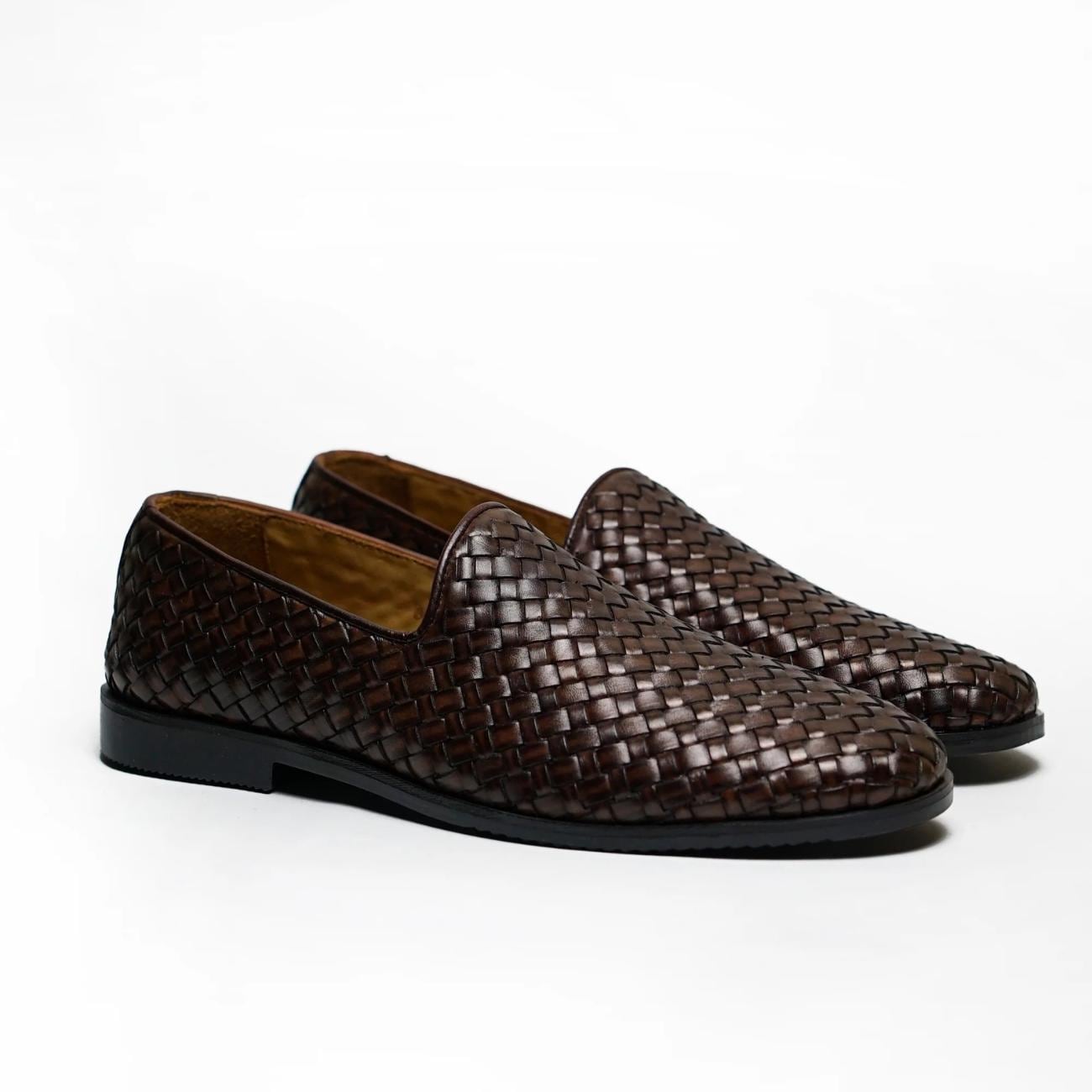 brown slip on dress shoes men Amazon.com | FRASOICUS Mens Dress Shoes Slip-on Loafers Leather Shoes for Men Brown