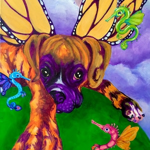 Italian Greyhound, Sighthound print, 11x14” print, greyhound, whippet, stained glass,