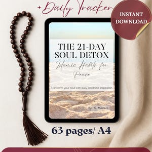 21 Day Soul Detox Prophetic Habits for Inner Peace | Muslim Book | New Muslim| Islamic eBook,Religious Book,Muslim Gift,Digital Download