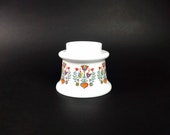 Vintage Rauschert Porcelain Bavarian Village Candle Holders Birds Heart