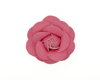 Lovely in Leather Snap-In Dog Bows® Flower - MEDIUM - Dog Collar Flowers, Dog Harness Flowers, Only The Best For Your Best Friend