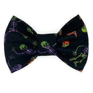 Skeleton Social Snap-In Dog Bows® Bow Tie - For Dogs and Cats, Sailor Bows, Hair Bows, Headbands, Only The Best For You and Your Best Friend