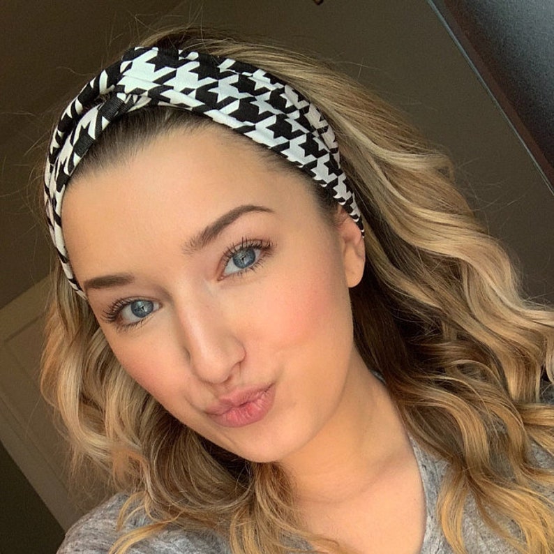 Knotted Headband The Addison Soft Hair Bow Infant Head Wrap Soft CottonLycra Top Knot Headband Mommy and Me Headbands