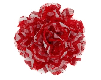 Ready in Red Snap-In Dog Bows® Flower - LARGE - Dog Collar Flowers, Dog Harness Flowers, Only The Best For Your Best Friend