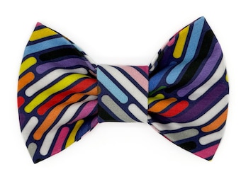 Universal Pride Snap-In Dog Bows® Bow Tie - For Dogs and Cats, Sailor Bows, Hair Bows, Headband, The Best For You and Your Best Friend