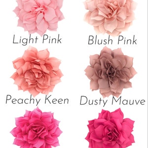 From The Garden Snap-In Dog Bows® Flower EXTRA LARGE Fleurs pour collier de chien, Fleurs pour harnais pour chien, Fleurs pour chien de thérapie image 5