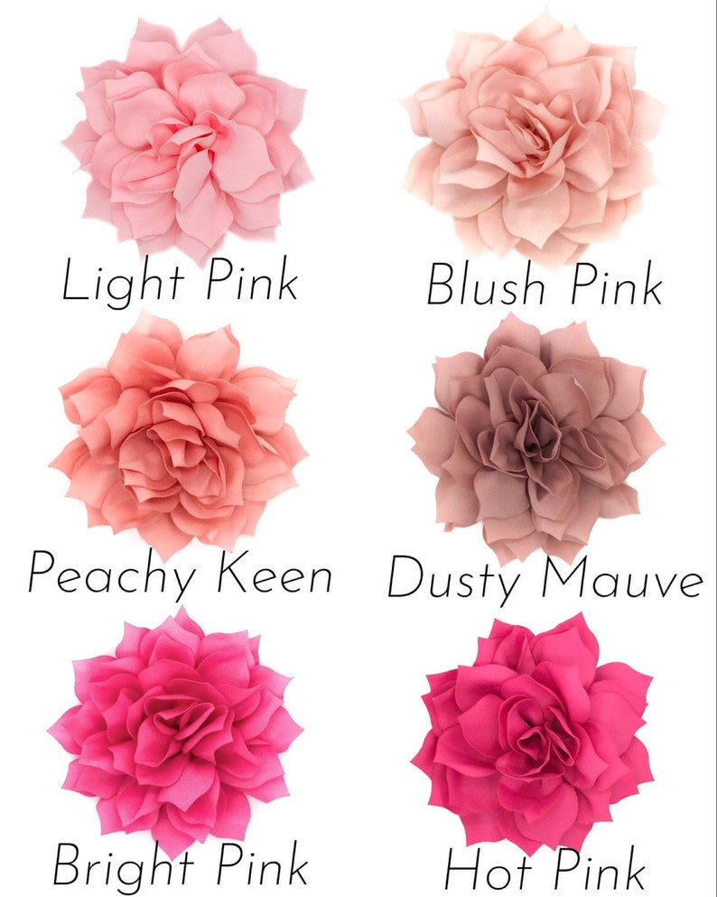 From The Garden Snap-In Dog Bows® Flower EXTRA LARGE Fleurs pour collier de chien, Fleurs pour harnais pour chien, Fleurs pour chien de thérapie image 5