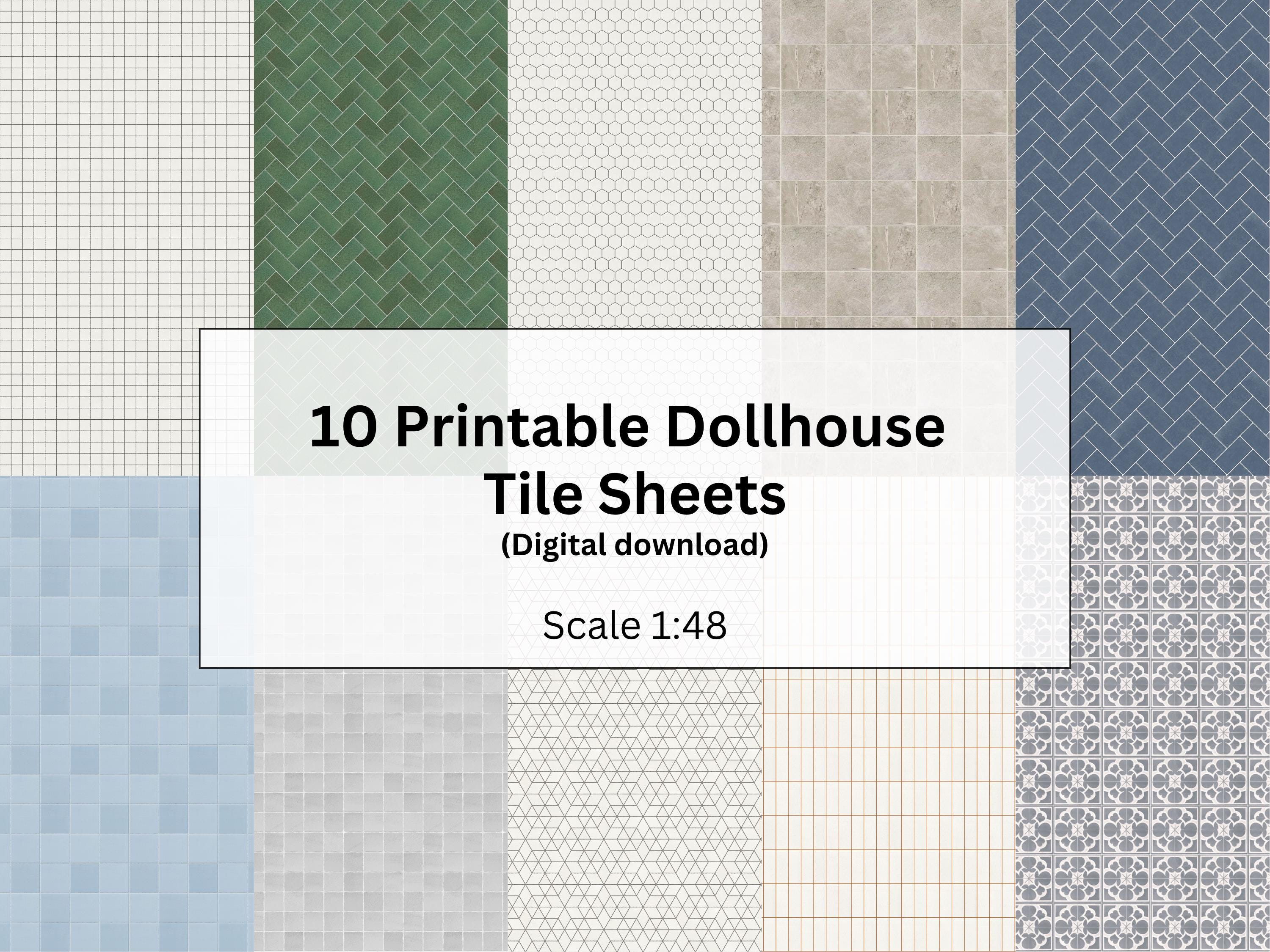O Scale Concrete Scenery Sheets - 5 Pack Seamless Gray Painted Paper For Model Train Layouts 5 thumbnail image