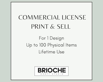 3D Print Commercial License – STL File, Up to 100 Prints