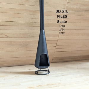 Dockhus Modern samtida spis STL 3D-fil Skala 1/12, 1/24, 1/48