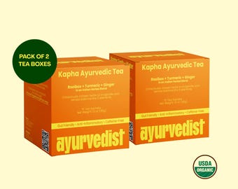 30-Day Energy & Immune Support Longevity Herbal Tea - Organic, Gut-Friendly, Caffeine-Free