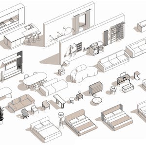 Pacote de modelos REVIT FAMILY 360