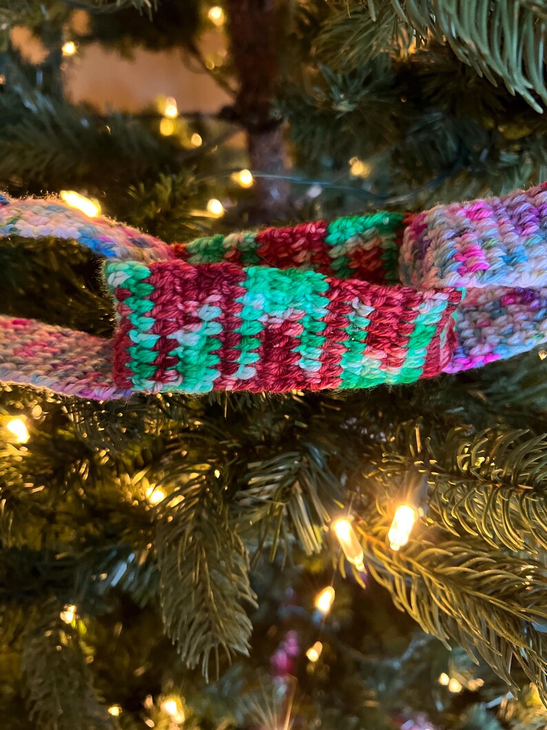Christmas Crochet Paper Chain Pattern - Etsy